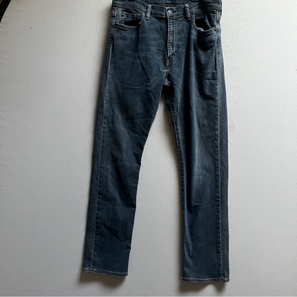 Levi’s 513 Slim Straight Jeans Blue Denim Men’s Sz 33